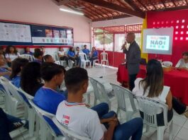 Colégio Geovânia Nogueira Nunes e Voluntários do Programa Educa Mais Bahia Contra o Bullying uma semana de conscientização.