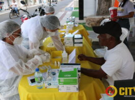 Itatim promove campanha de julho amarelo com testes e vacinação - Foto - Jucelino Lima