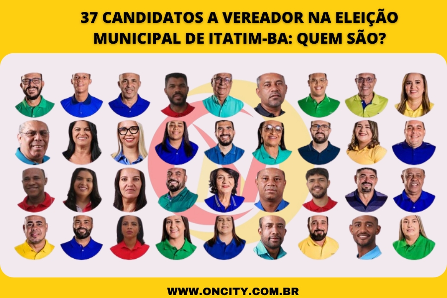 Eleições 2024: Conheça os 37 candidatos a vereador de Itatim