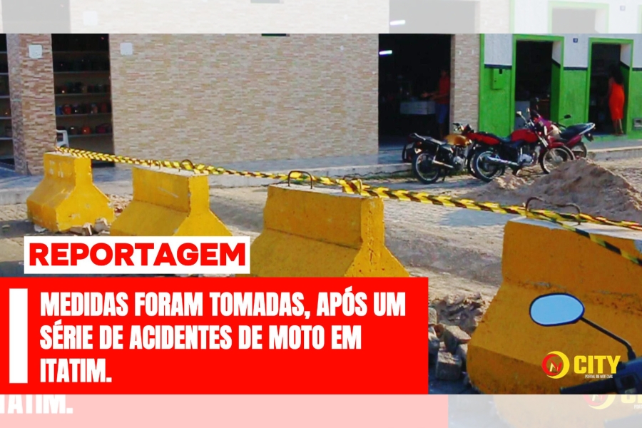 Medidas visam reduzir acidentes de moto em avenida de Itatim