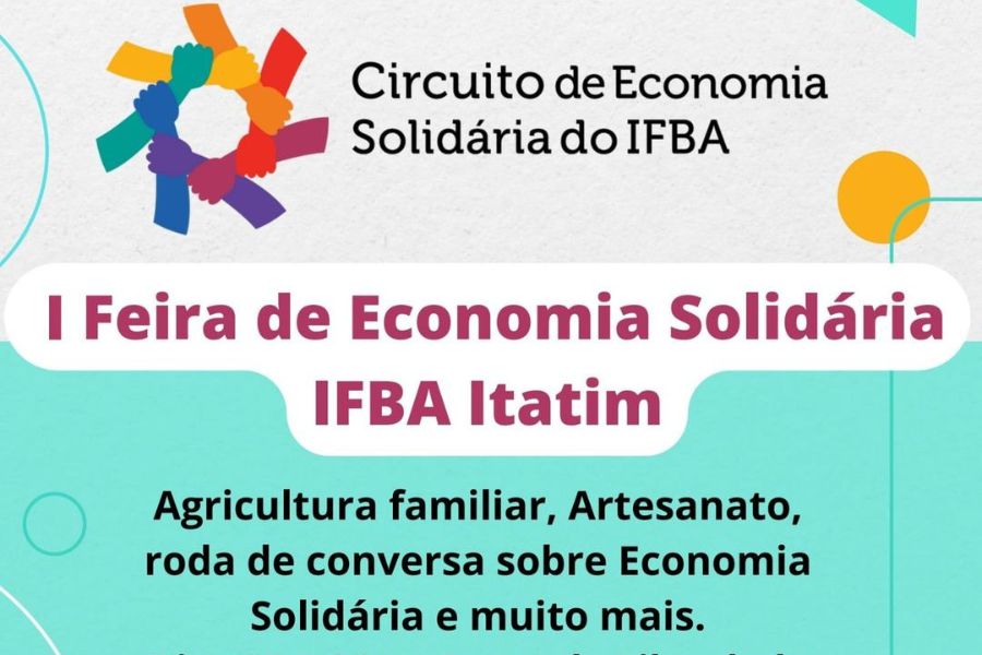 IFBA Itatim lança a primeira feira de economia solidária